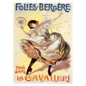  Folies Bergere, La Cavalieri Giclee Poster Print by PAL 