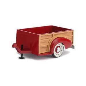  Ford Woody Trailer 1/18 Permanent Red Toys & Games