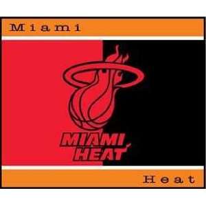 NBA Basketball All Star Blanket/Throw Miami Heat   Fan Shop Sports 