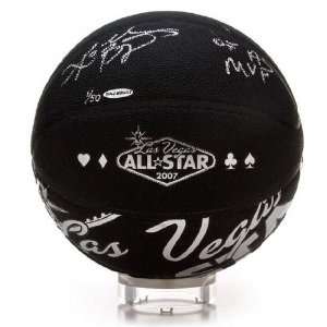  Kobe Bryant Autographed 2007 NBA All Star Basketball with 