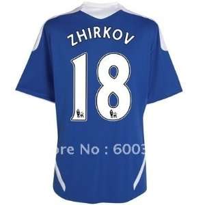    2012 good quality chelsea fc home no.18 yuriy zhirkov soccer jersey