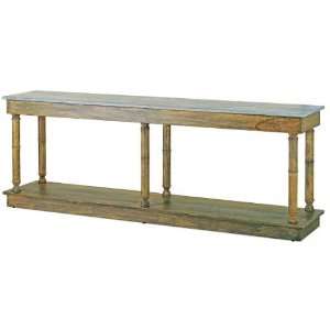   3095 Sansom Console in Distressed Slate top/Distressed Charcoal 3095