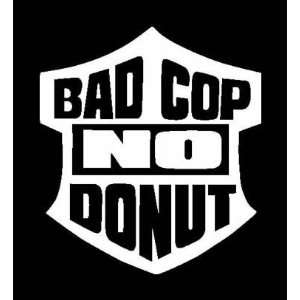  BAD COP NO DONUT Vinyl Sticker/Decal (Police,Law 