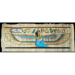  ancient artwork  Goddess Isis Papyrus