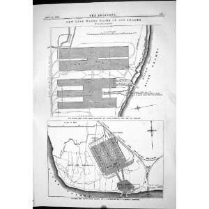   Deep Water Docks River Thames Plan Dagenham Abernethy
