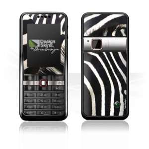  Design Skins for Sony Ericsson G502   Zebra Art Design 