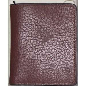  Fina Front Pocket Leather Wallet BROWN 