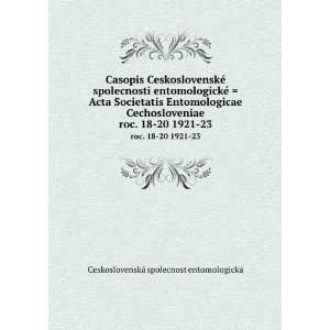  Casopis CeskoslovenskÃ© spolecnosti entomologickÃ©  Acta 