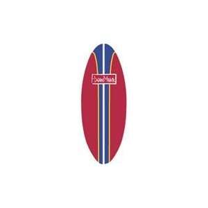   LA Rugs Surfboard Red 16x47 Dean Miller Fun Rug Furniture & Decor