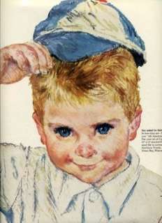 NORTHERN BOYS 2pg FRANCES HOOK ART Vintage Ad 1960  