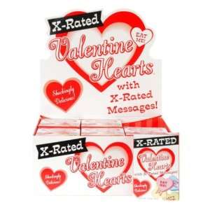  X Rated Valentine Candy   1.6 oz Boxes Display of 24 