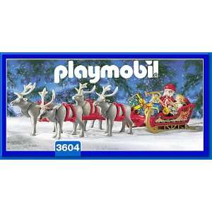 Playmobil 3366 Santa & Reindeer with Sleigh Toys & Games
