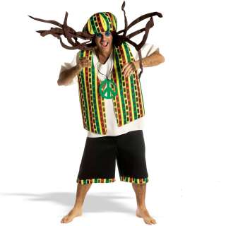 Rasta Mon Marley Adult Halloween Costume Size XL NEW  