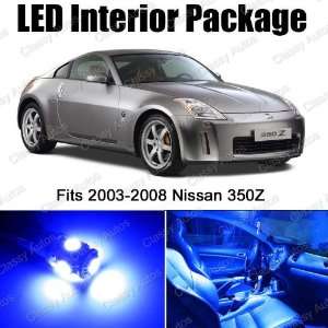  Nissan 350Z BLUE Interior LED Package (5 Pieces 