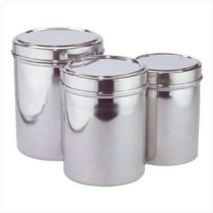 Stainless Steel Canister Set   Style 35350 