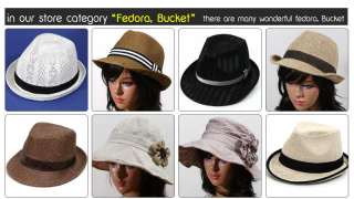mens womens FEDORA STRAW hats cap beach NWT Fm1 IVORY  