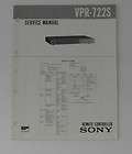 Video Sony VPR 722S Video Remote Controller S Video  