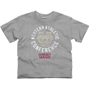  Utah State Aggies Youth Conference Stamp T Shirt   Ash 