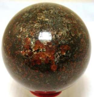 IRIDESCENT EUDIALYTE CRYSTALS SPHERE RUSSIA 62 mm  
