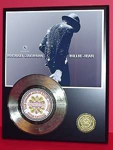   JACKSON GOLD 45 RECORD LIMITED EDITION LASER ETCHED W/SONGS LYRICS