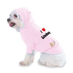  I Love/Heart Lindsay Hooded (Hoody) T Shirt with pocket 