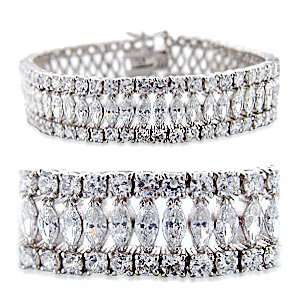  Cz Round Marquise Bracelet(Me) Jewelry