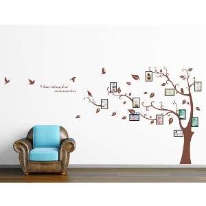 Memory Tree PVC Wall Decal Stickers   Brown * USA Seller*  