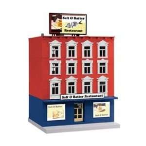  MTH 30 90348 4 STORY BUILDING SALT & BATTERY FISH & CHIPS 