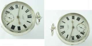 Silver Leeds Goliath Non Fusee Pocket Watch 1905  