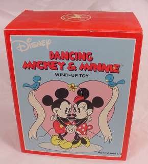 Mickey Minnie Mouse Disney Wind Up Toy MIB  