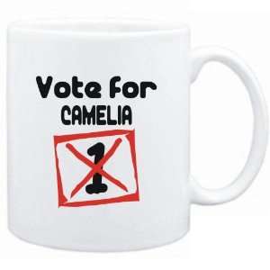  Mug White  Vote for Camelia  Female Names Sports 