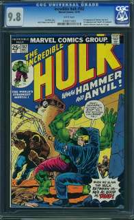 Hulk #182 CGC 9.8 1974 Wolverine Cameo X Men 103 cm  