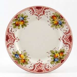  Hand Painted Italian Ceramic 11 inch Dinner Plate flat rim 