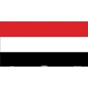  Yemen Flag License Plate Plates Tags Tag auto vehicle car 