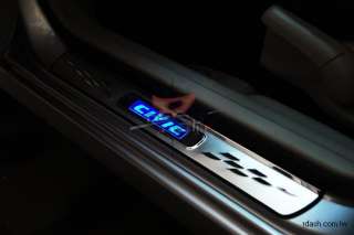 New Honda Civic 06+ Sedan Door Sills With Led Light 4pc