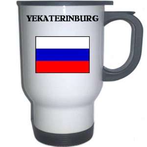  Russia   YEKATERINBURG White Stainless Steel Mug 