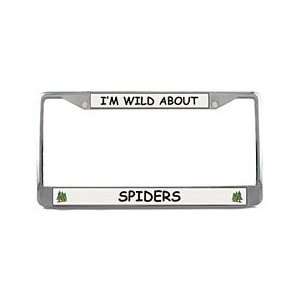  Spider License Plate Frame (Chrome) Patio, Lawn & Garden
