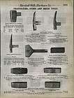 1912 AD Zenith Prospecting Hammers Atha Marshall Wells Bricklayers 