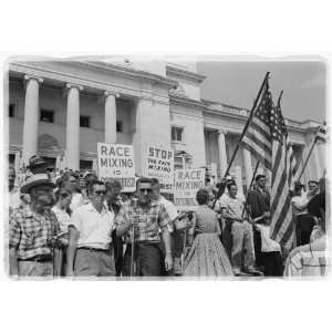  1959 Little Rock, 1959. Rally at state capitol / JTB 