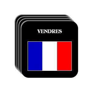  France   VENDRES Set of 4 Mini Mousepad Coasters 