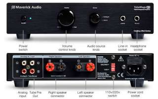 Maverick Audio A1 Tube Headphone Amplifier & Hybrid Power Amp & Tube 