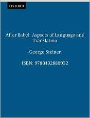 After Babel Aspects of Language and Translation, (0192880934), George 