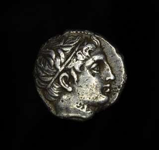 Greek Silver 1/5 Stater Coin Philip II Macedon  