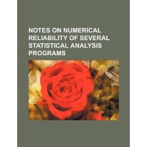   statistical analysis programs (9781234265632) U.S. Government Books