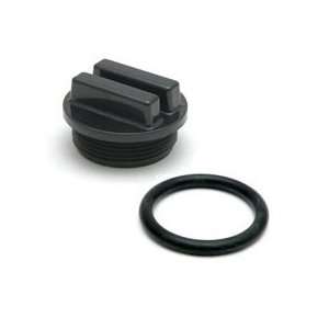   Drain Plug w/O Ring, Threaded 1 1/2 (Black) Patio, Lawn & Garden