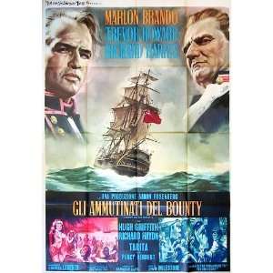 Mutiny on the Bounty, Italian Movie Poster   1962 