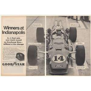  1967 A.J. Foyt Indy 500 Race Car Goodyear Tires 2 Page 