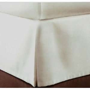    Charter Club Damask Solid 500T White Queen Bedskirt