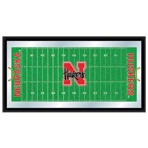   University of Nebraska Cornhuskers Football Mirrored Sign Sports