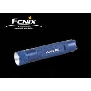  Fenix E01 Compact Keychain LED Flashlight Blue   Fenix 